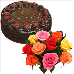 "Birthday Choco Basket - code VB18 - Click here to View more details about this Product